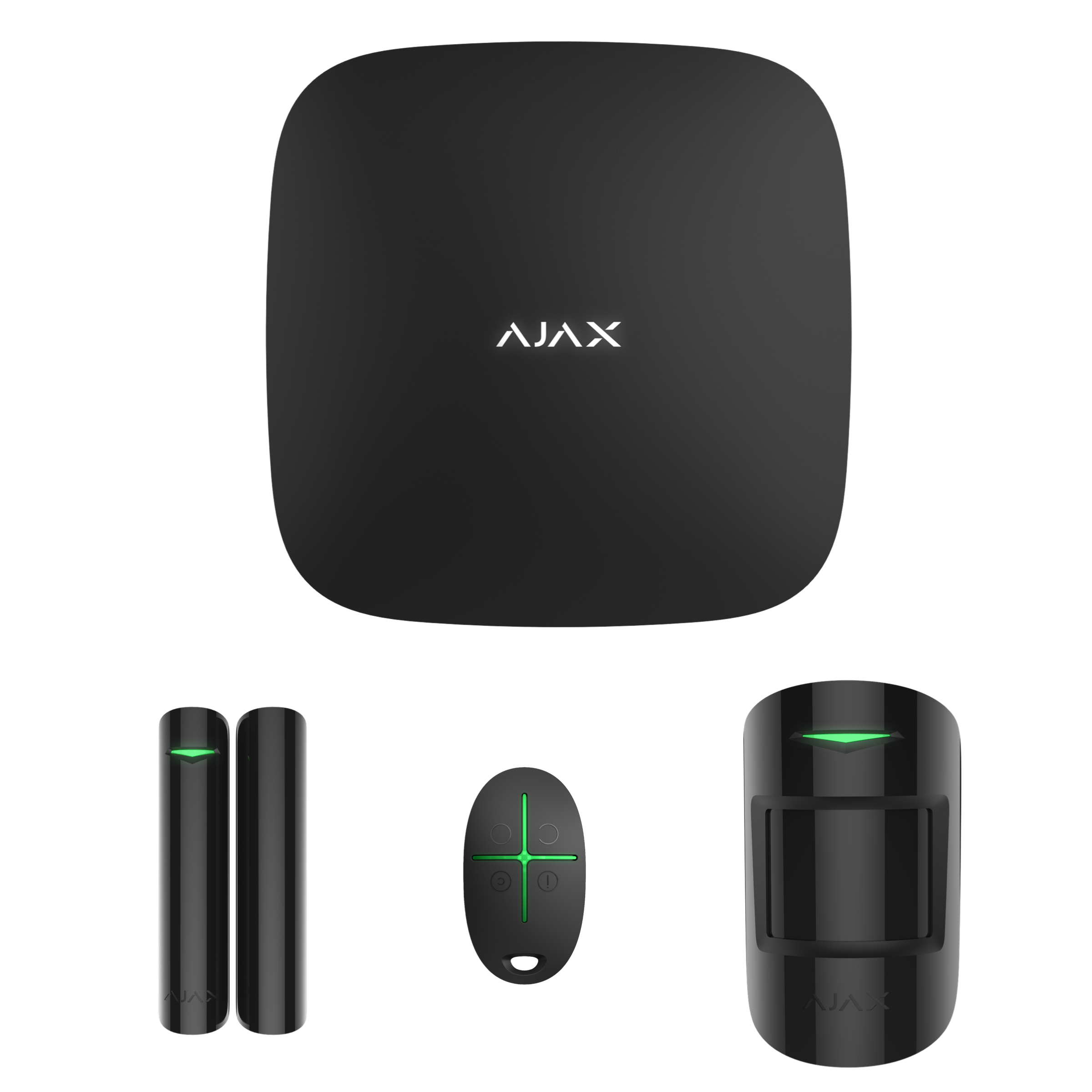 Ajax StarterKit Plus black Hub2+ Ajax StarterKit Plus black Hub2+