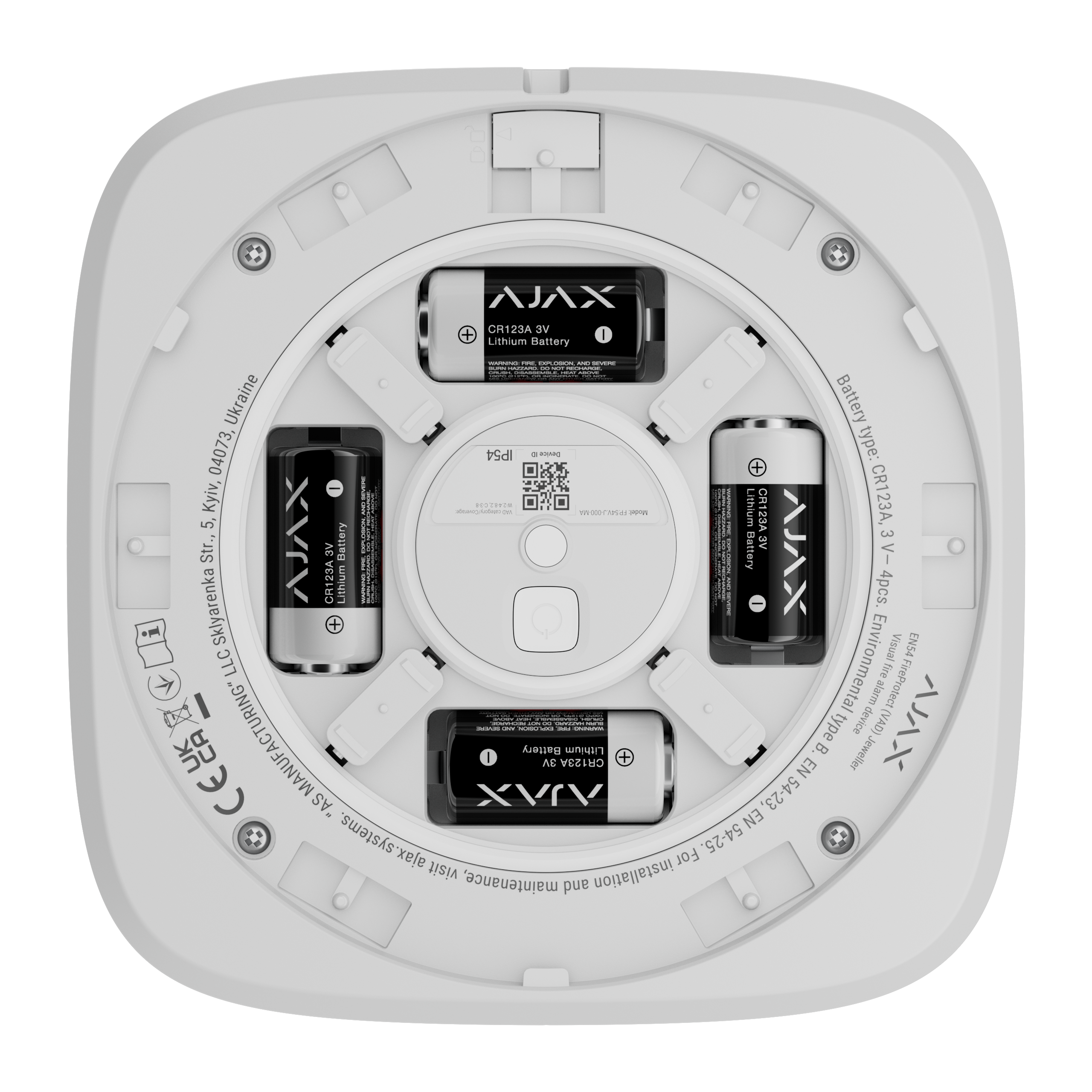 Ajax EN54 FireProtect (VAD) white 