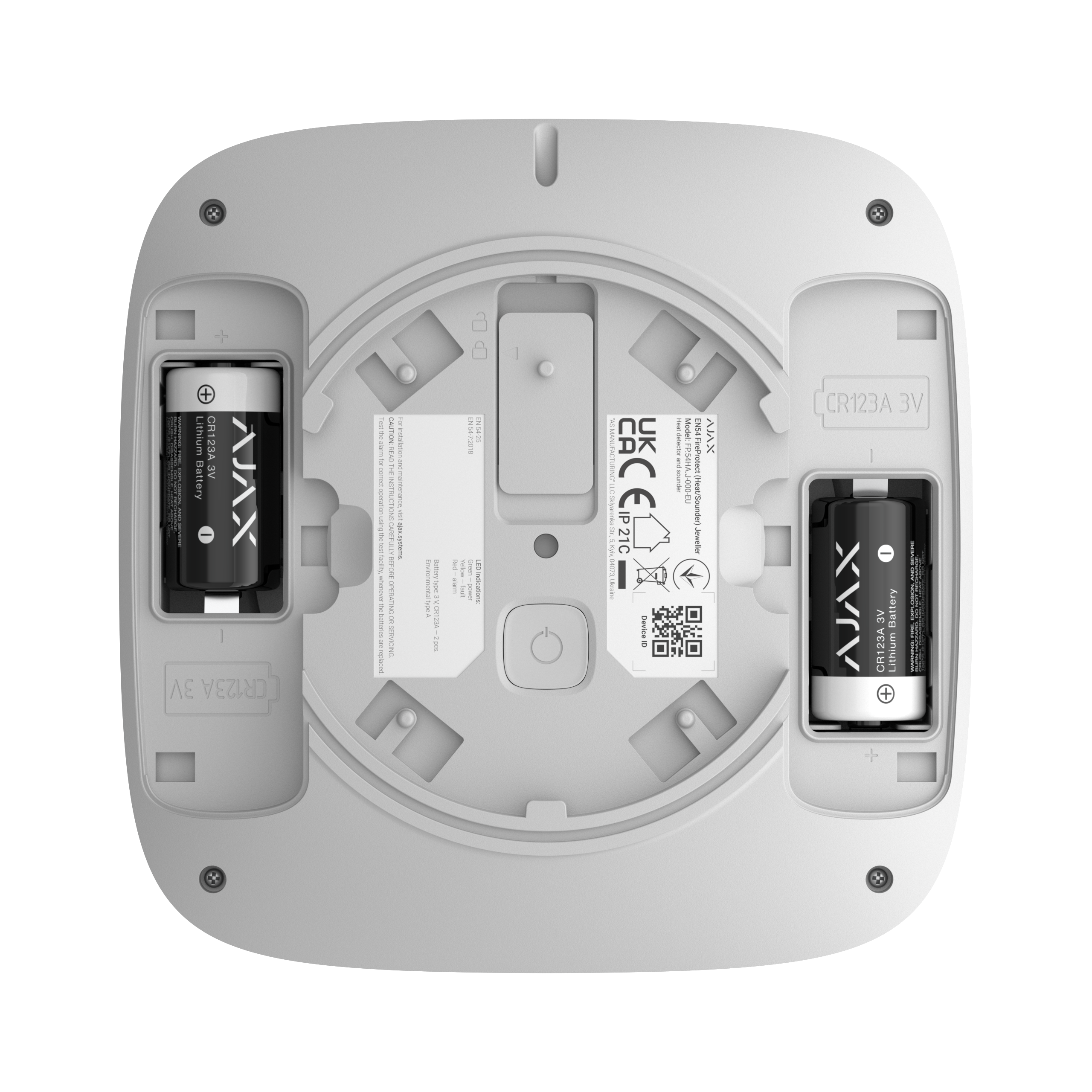 Ajax EN54 FireProtect (Heat/Sounder) white