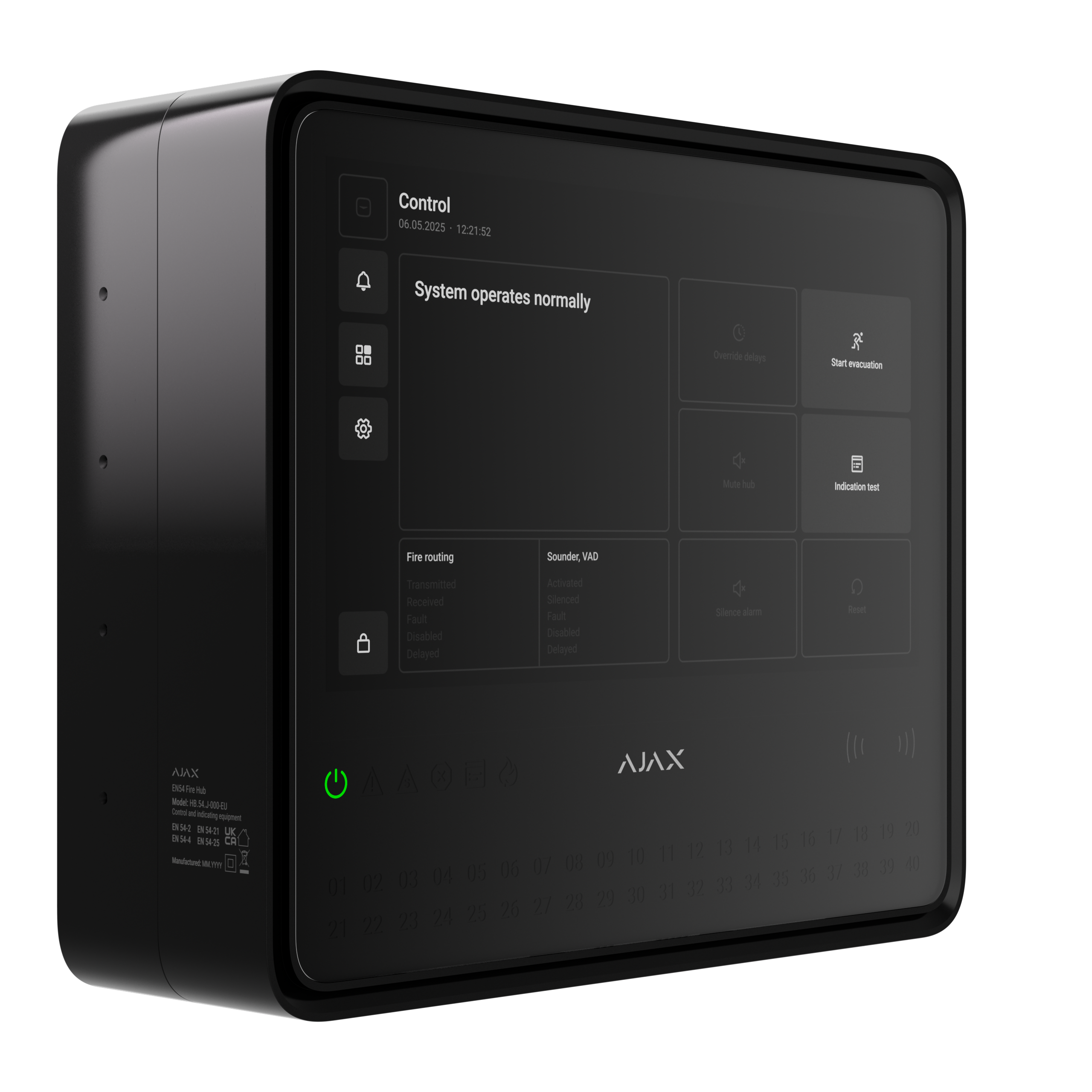 Ajax EN54 GlandBox black
