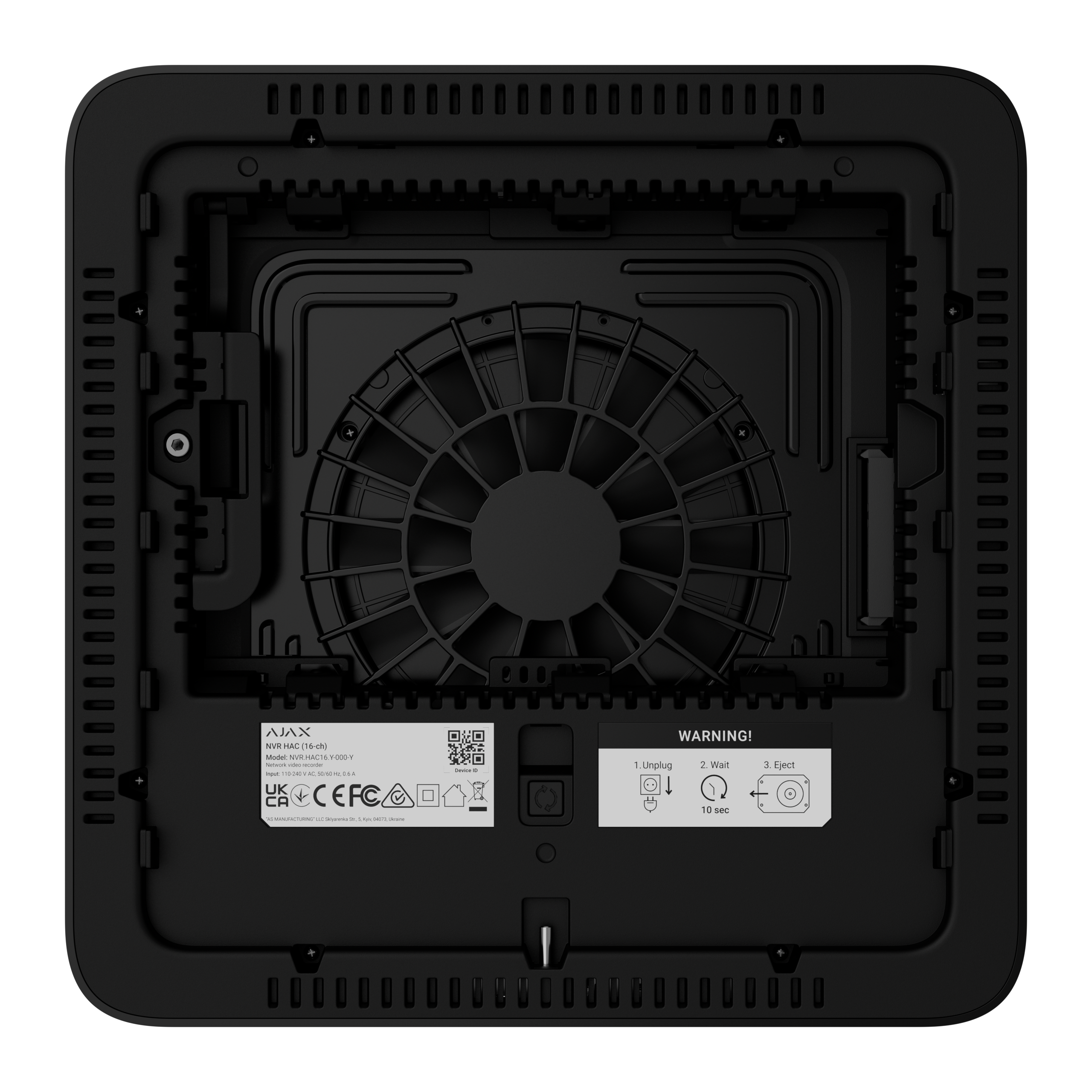 Ajax NVR HAC (16ch) (8EU) black