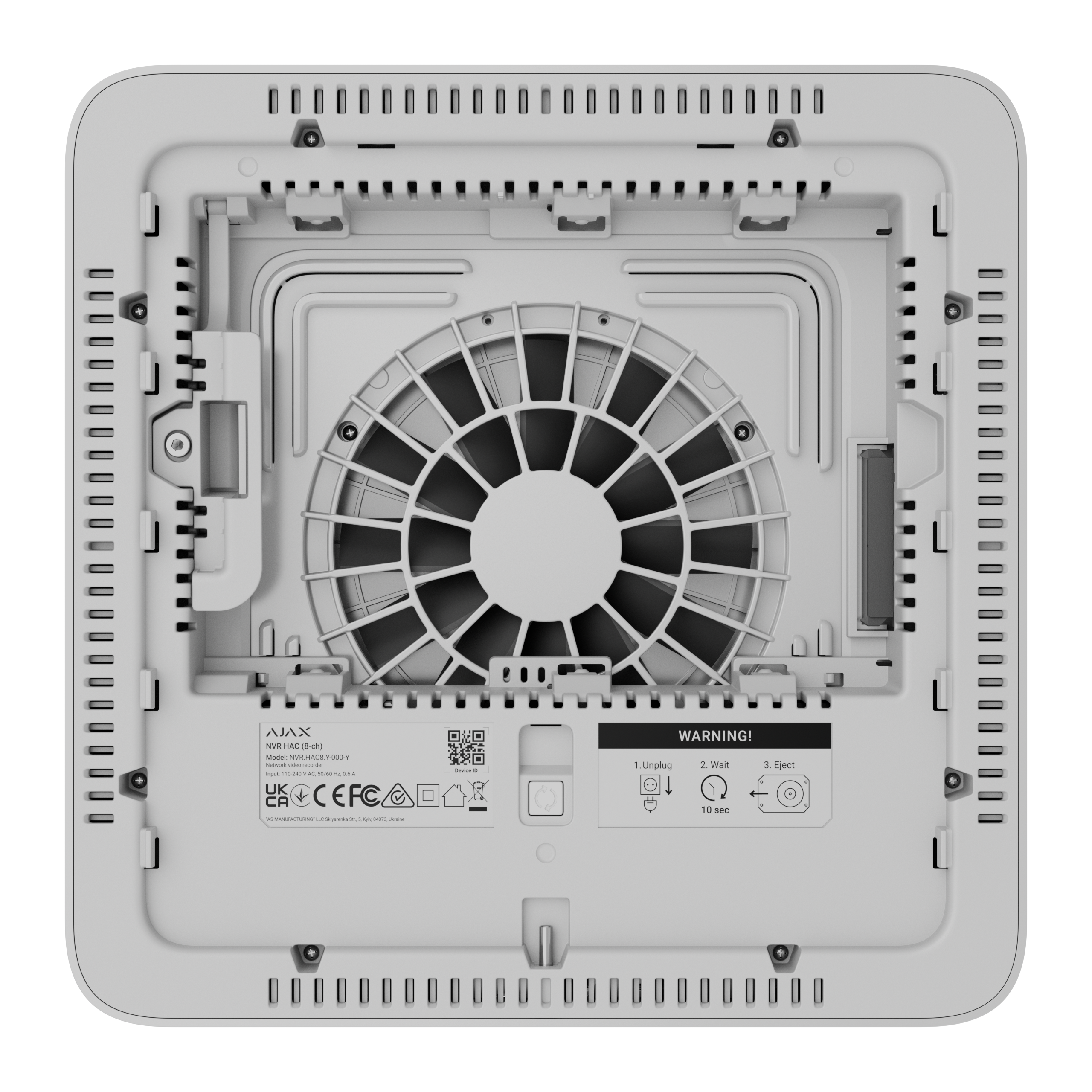 Ajax NVR HAC (16ch) (8EU) white