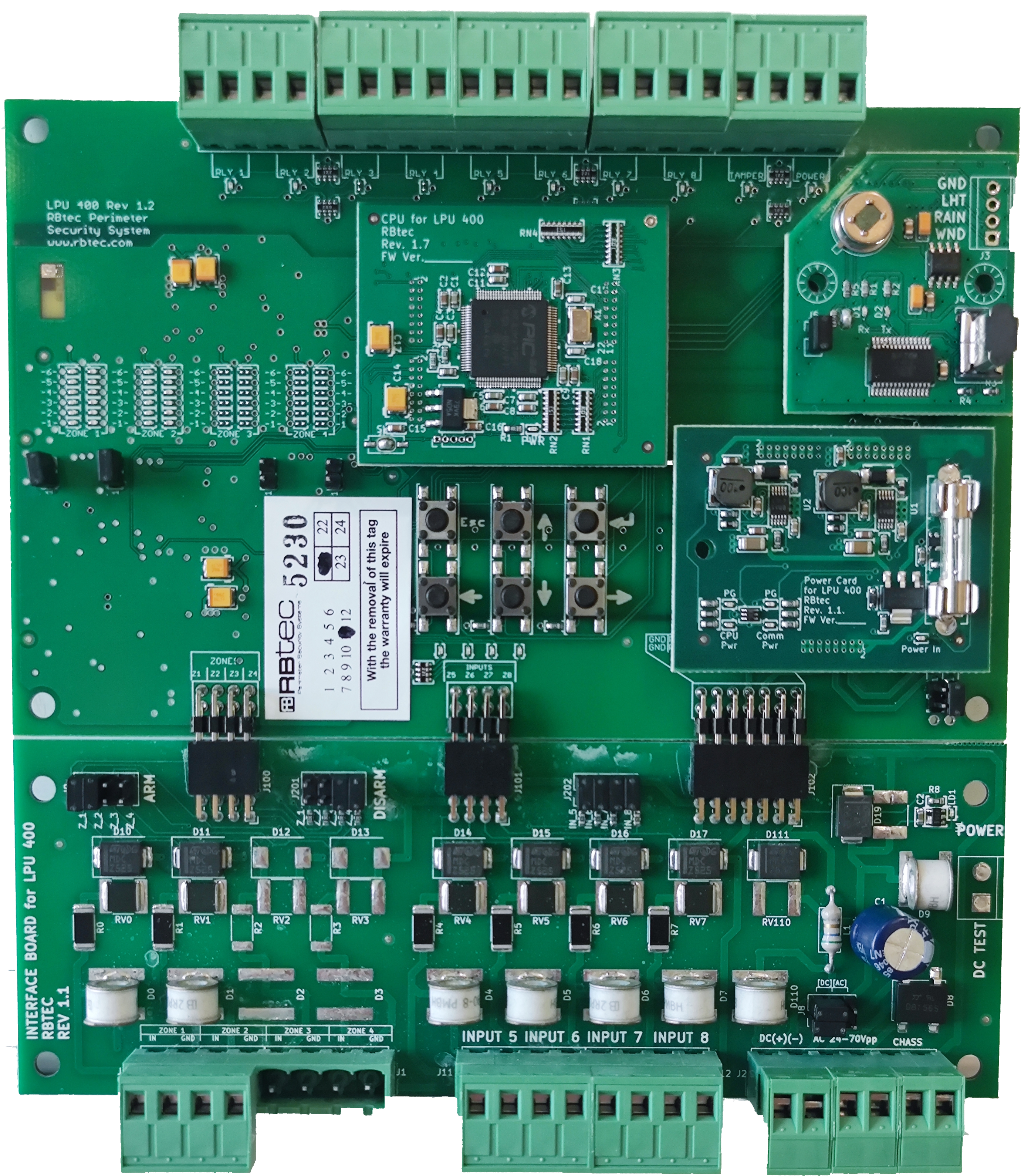 RBT 2 zones processor board ONLY