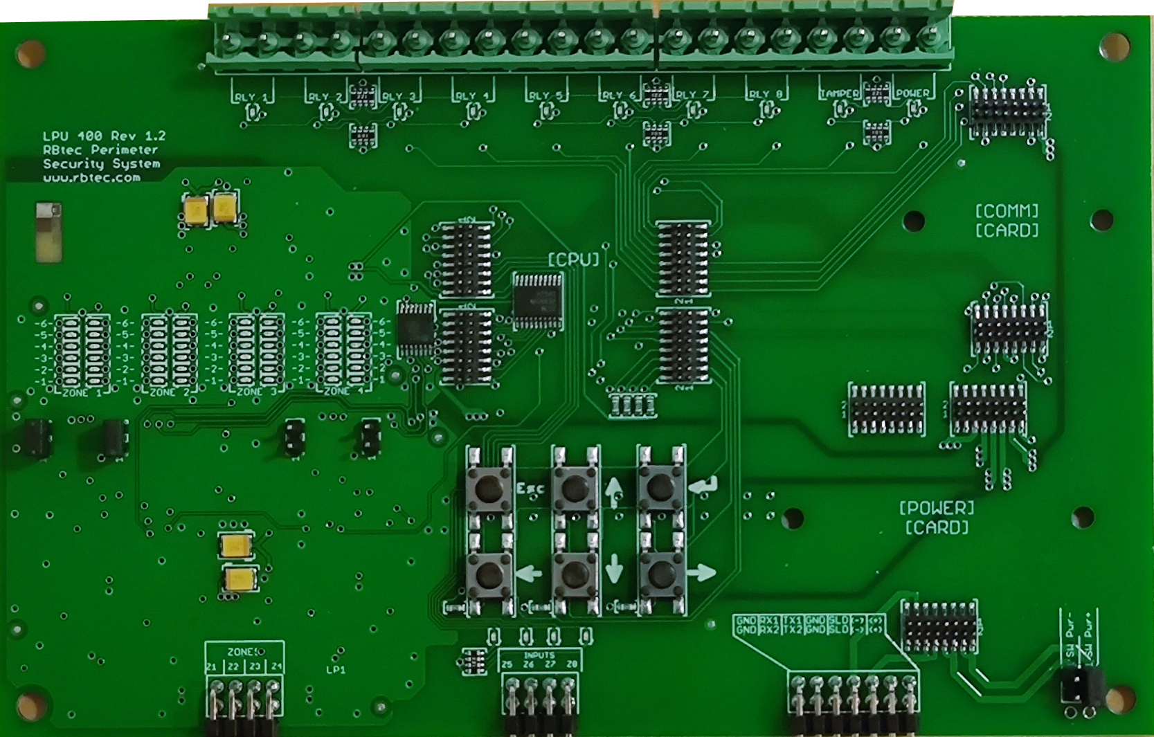RBT 4 zones main board ONLY, without accessories.