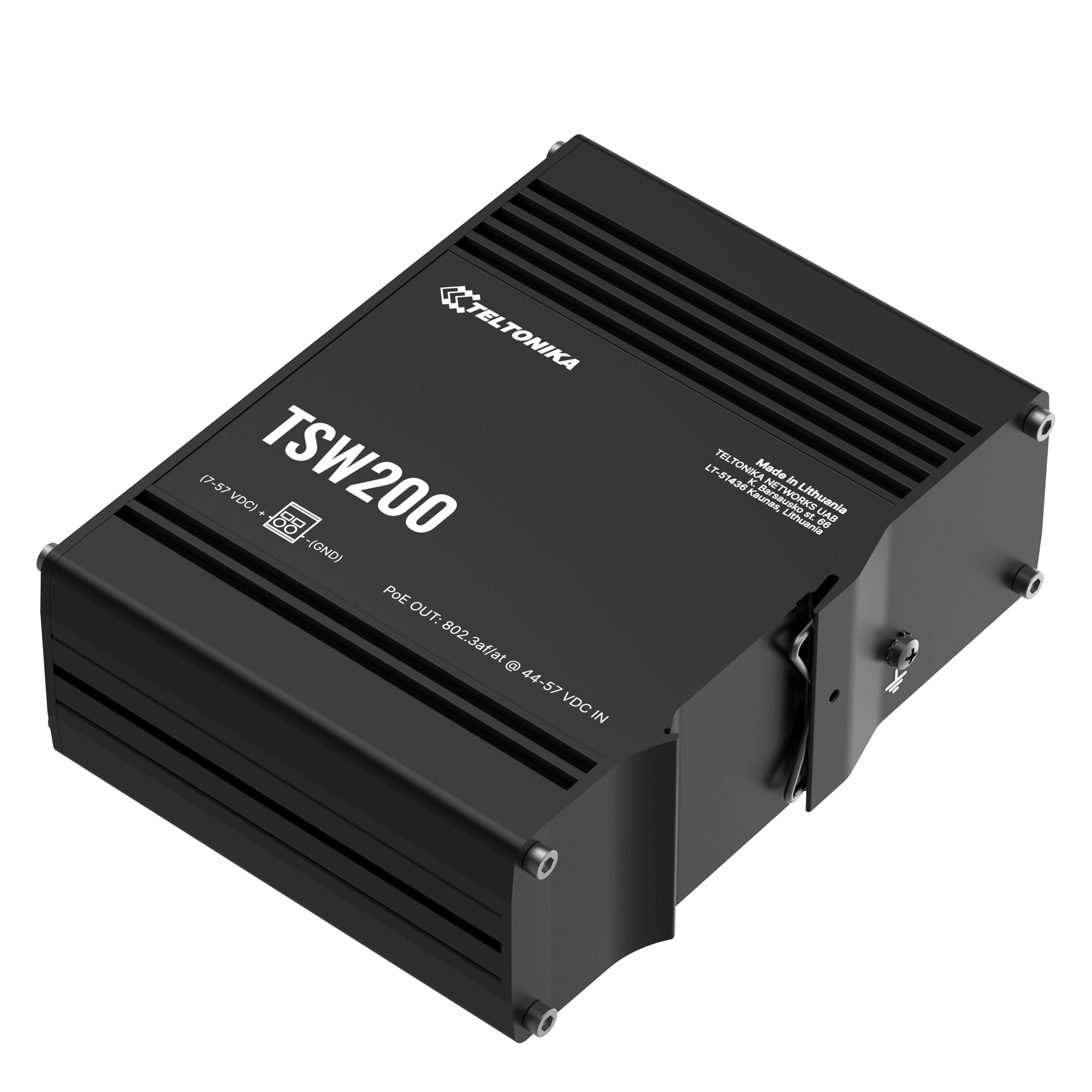 Teltonika TSW200 PoE+-switch, 8portar, 240W, 1Gbps