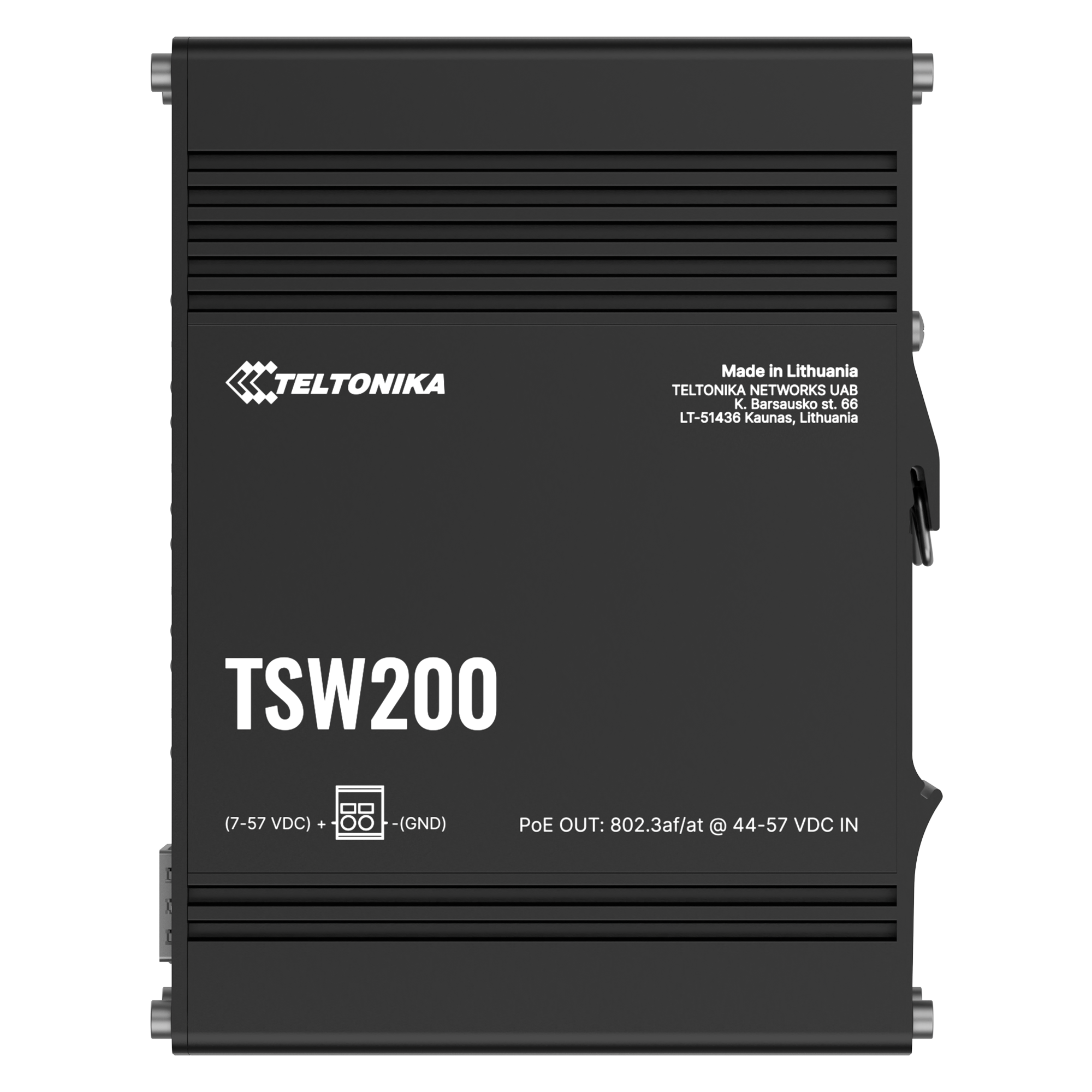 Teltonika TSW200 PoE+-switch, 8portar, 240W, 1Gbps
